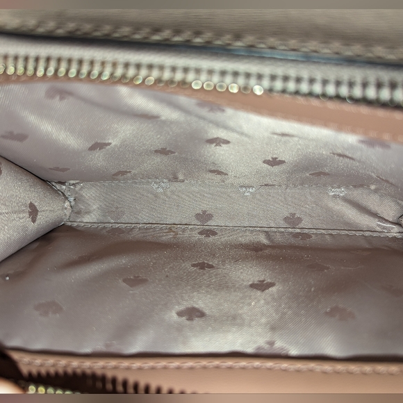 Kate Spade Connie Double Zip Chain Rosy Cheeks Leather Crossbody - Picture 3 of 11